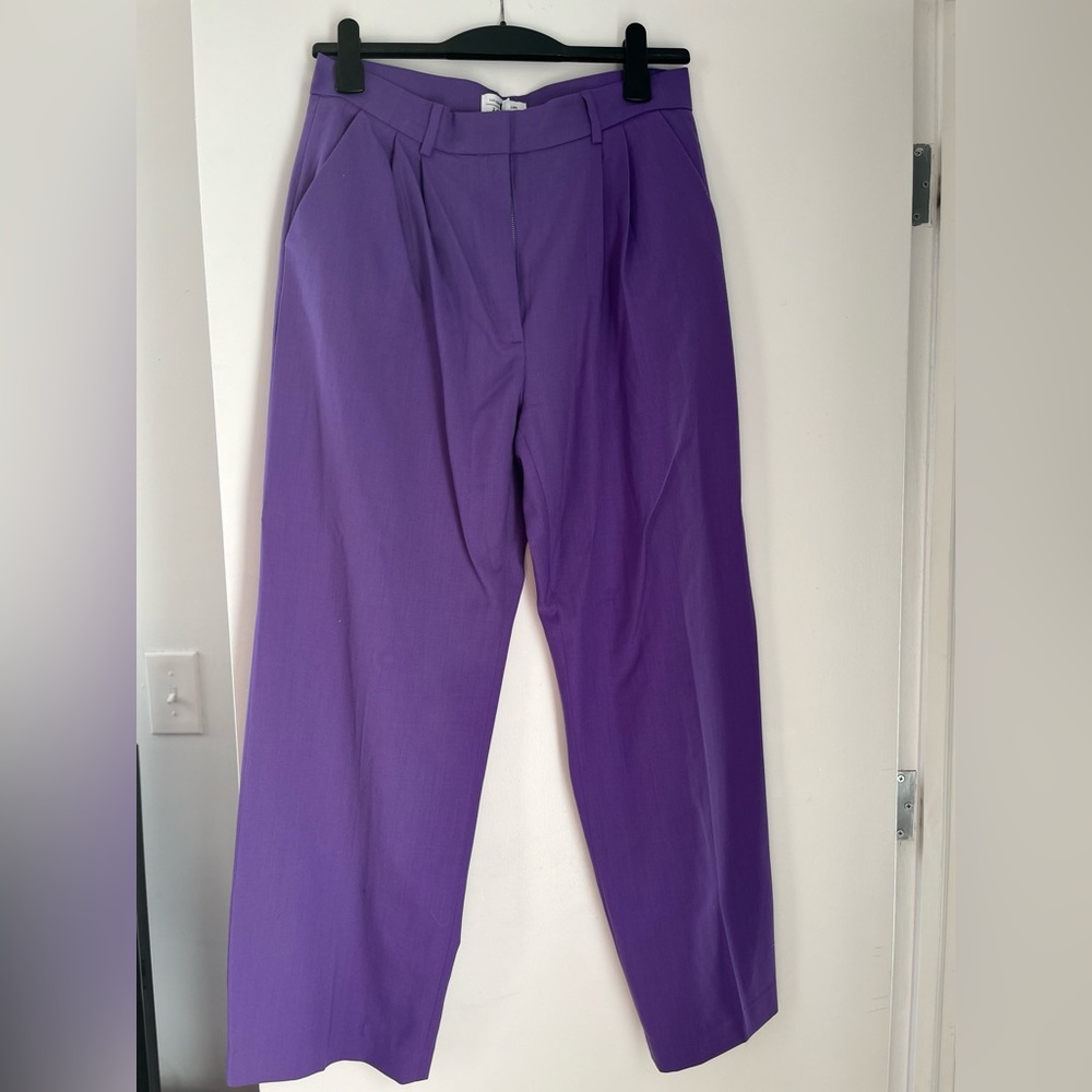 Purple & Other Stories flare pant